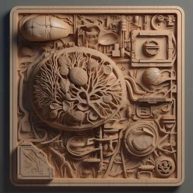 Patterns and decorations laboratory 3 3d model